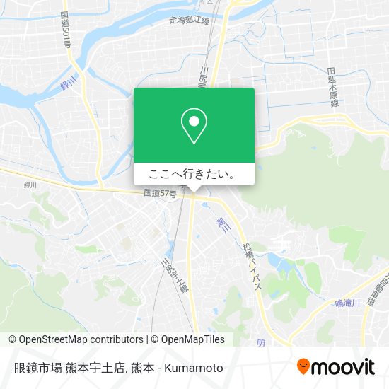 眼鏡市場 熊本宇土店地図