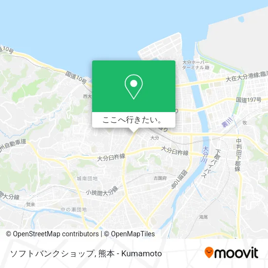 ソフトバンクショップ地図
