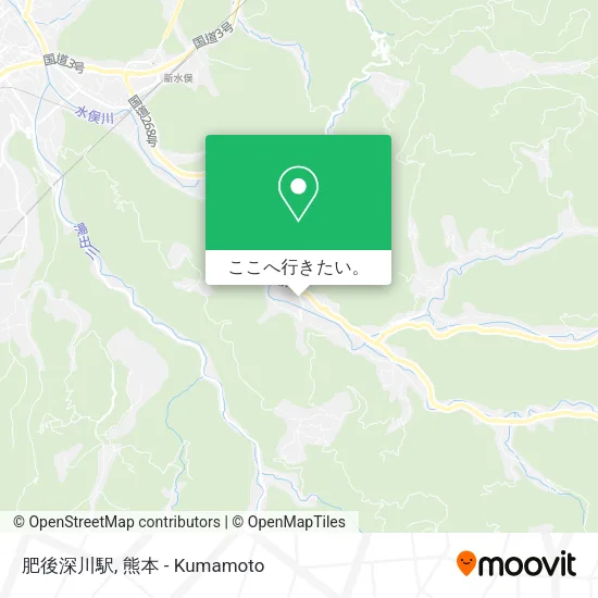 肥後深川駅地図