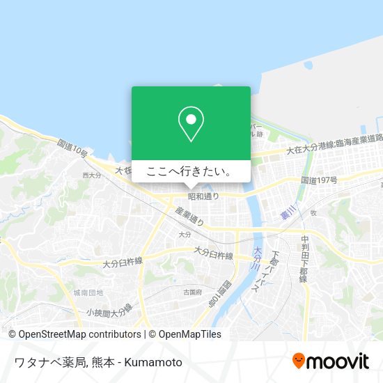 ワタナベ薬局地図