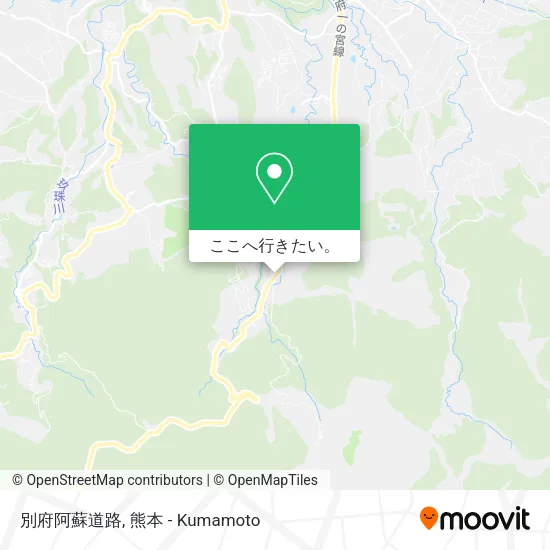別府阿蘇道路地図