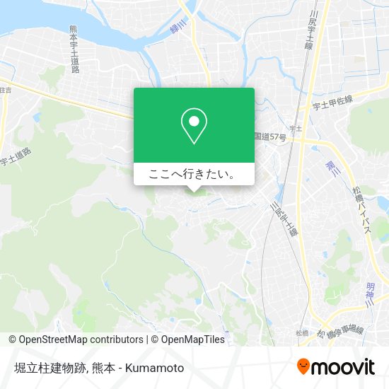 堀立柱建物跡地図