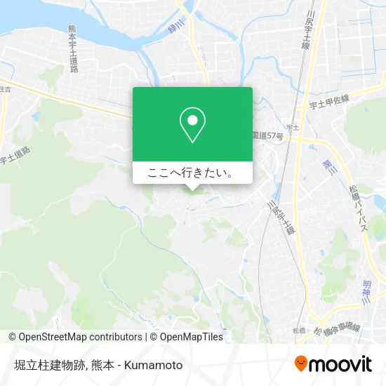 堀立柱建物跡地図