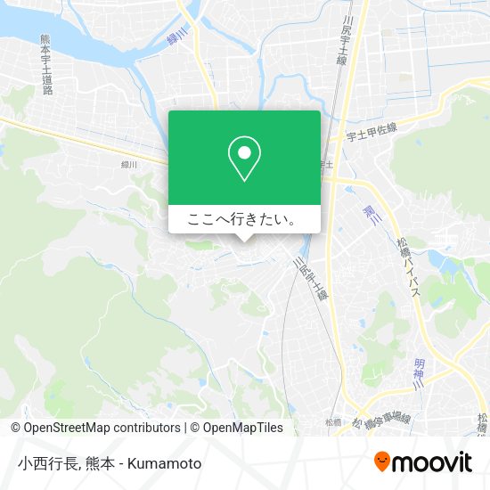 小西行長地図