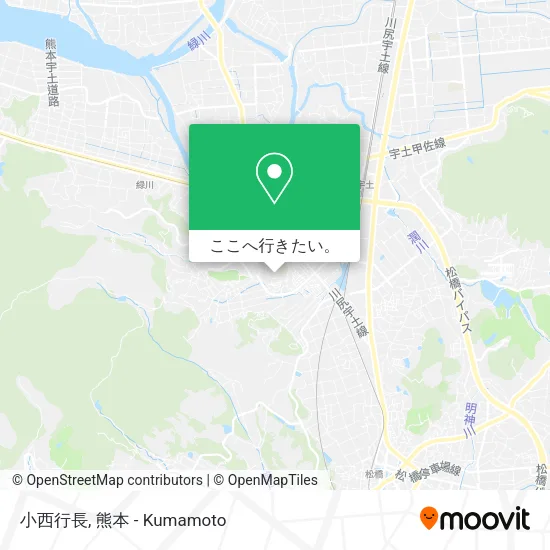 小西行長地図
