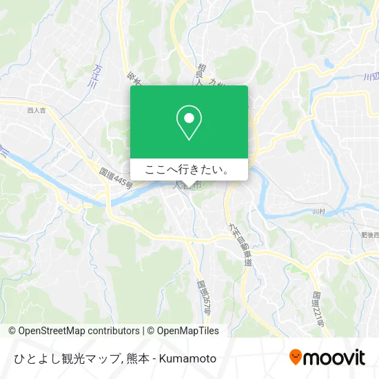 ひとよし観光マップ地図