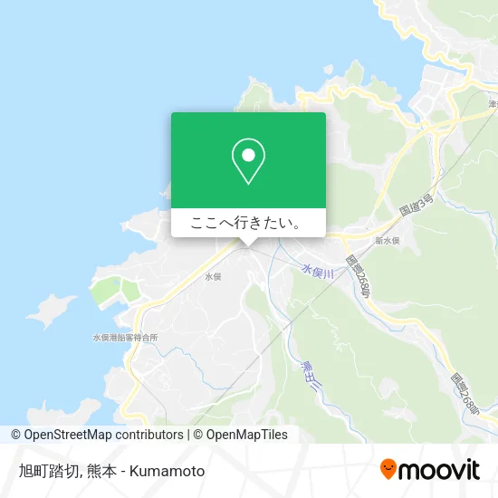 旭町踏切地図