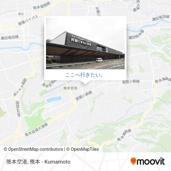 熊本空港地図