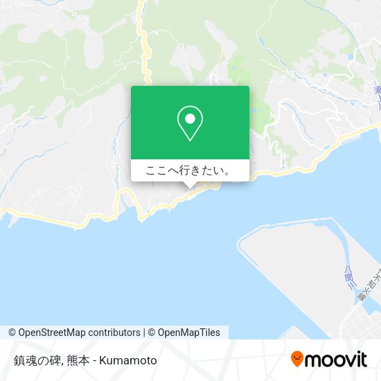 鎮魂の碑地図