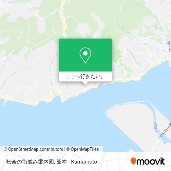 松合の街並み案内図地図