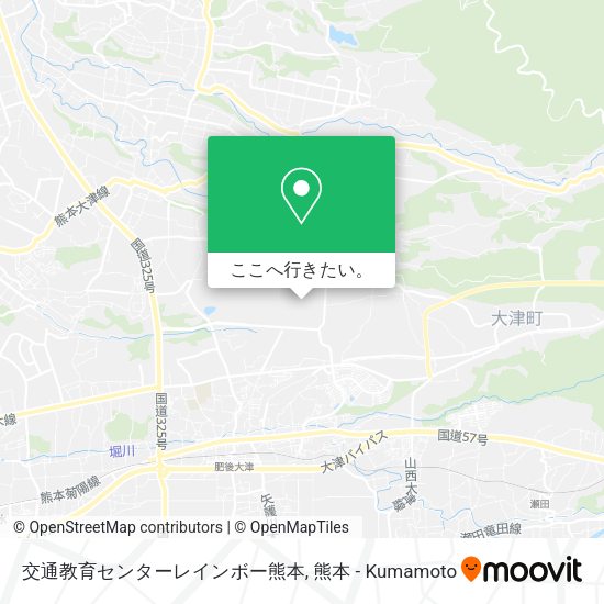 交通教育センターレインボー熊本地図