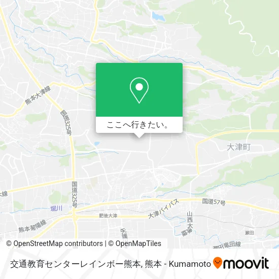 交通教育センターレインボー熊本地図