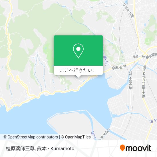 桂原薬師三尊地図