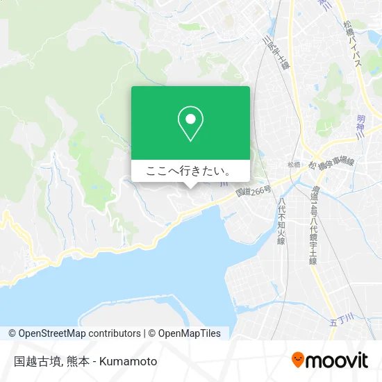 国越古墳地図
