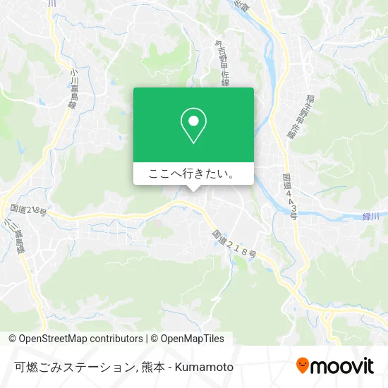 可燃ごみステーション地図