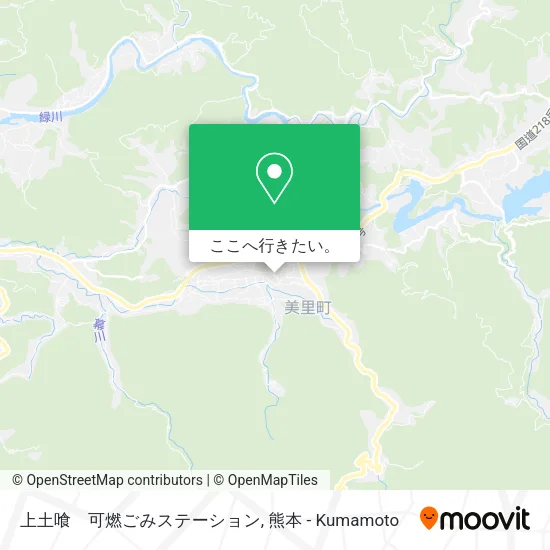 上土喰　可燃ごみステーション地図