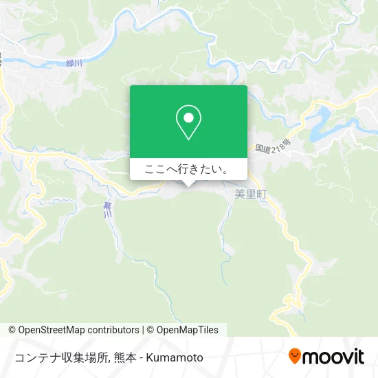コンテナ収集場所地図