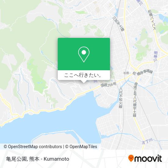 亀尾公園地図