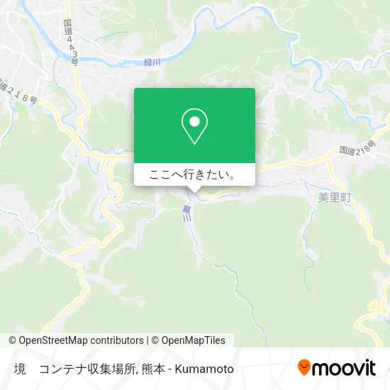 境　コンテナ収集場所地図