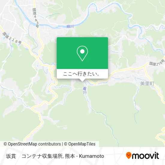 坂貫　コンテナ収集場所地図