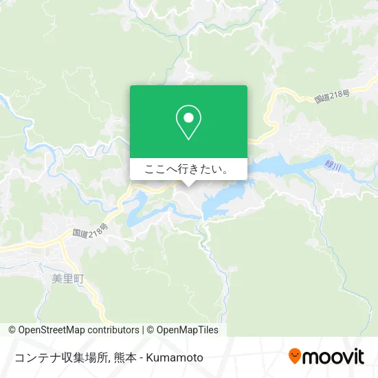 コンテナ収集場所地図