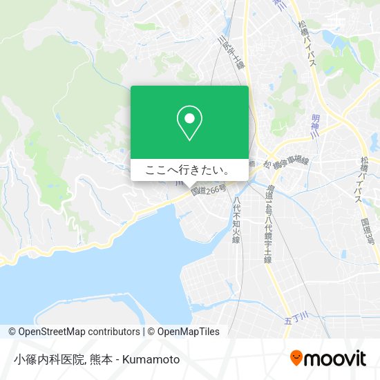 小篠内科医院地図