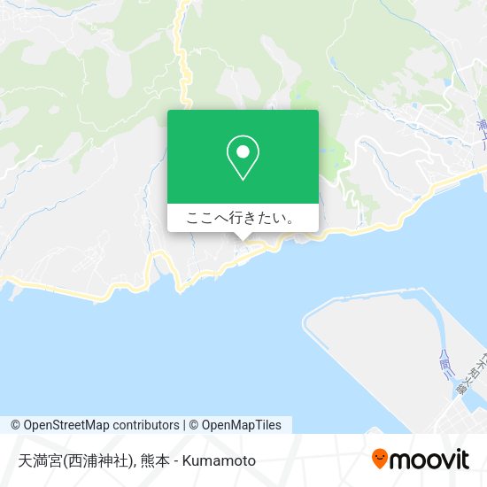 天満宮(西浦神社)地図