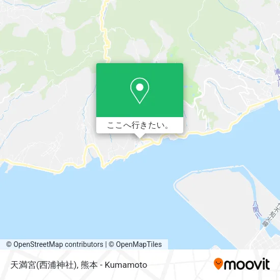 天満宮(西浦神社)地図
