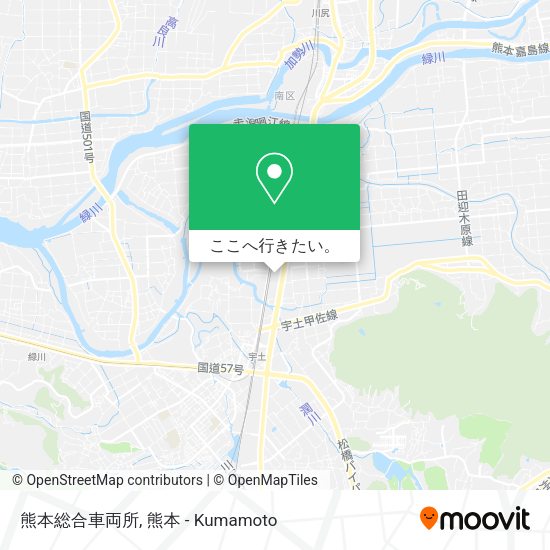 熊本総合車両所地図