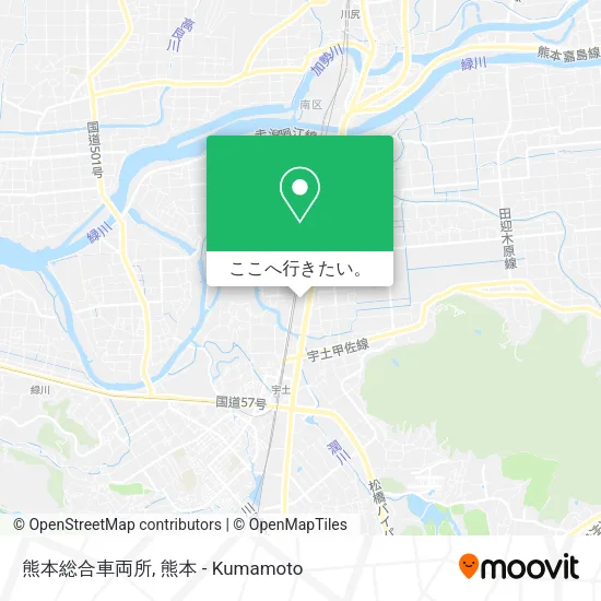 熊本総合車両所地図