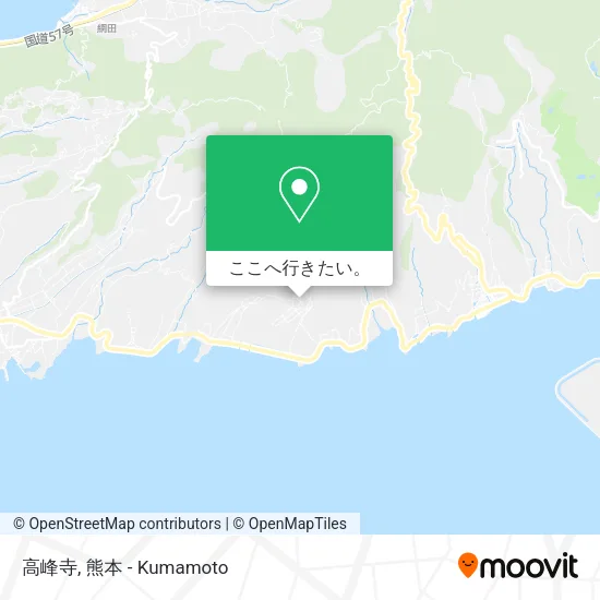 高峰寺地図