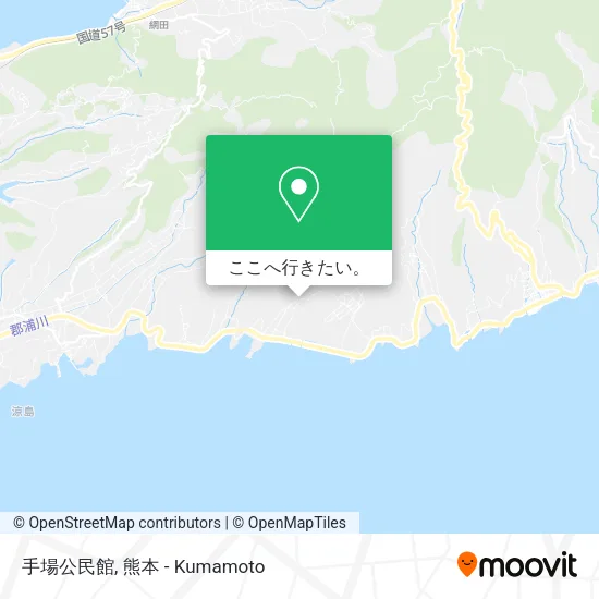 手場公民館地図