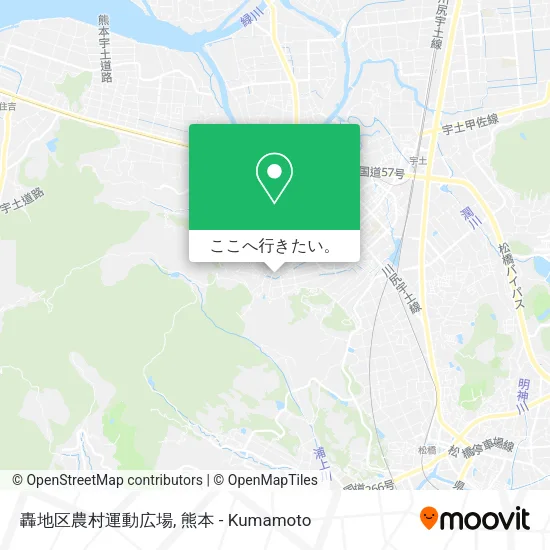 轟地区農村運動広場地図