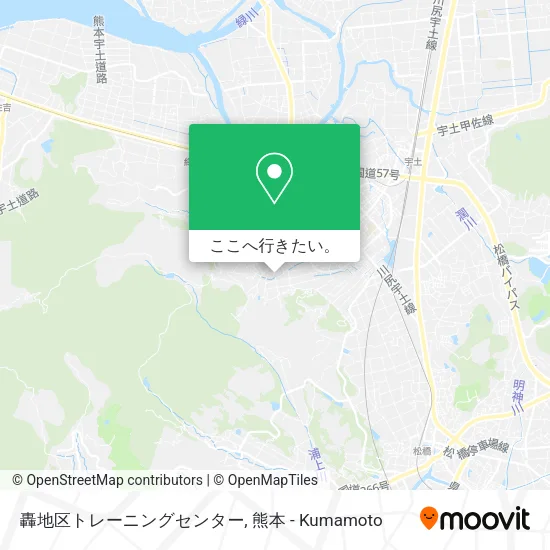 轟地区トレーニングセンター地図