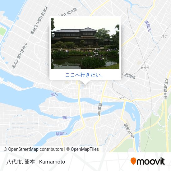 八代市地図