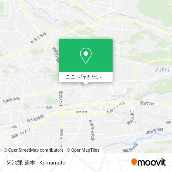 菊池郡地図