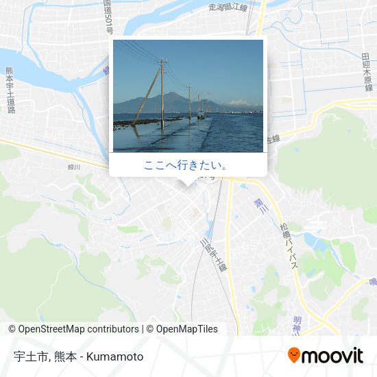 宇土市地図