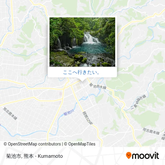 菊池市地図