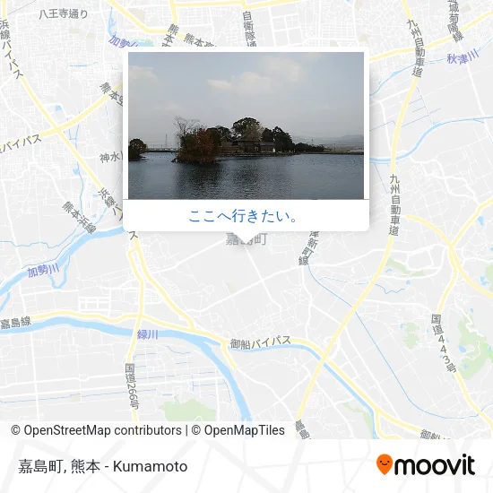 嘉島町地図