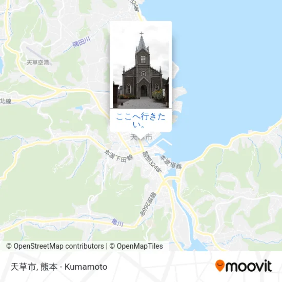 天草市地図
