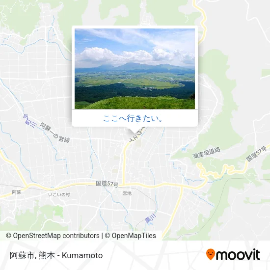 阿蘇市地図