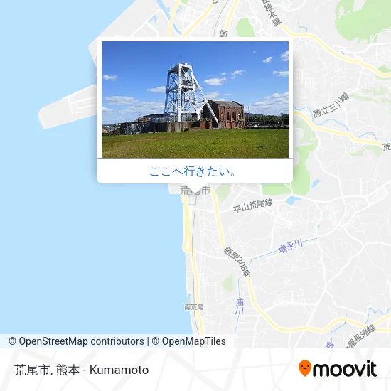 荒尾市地図