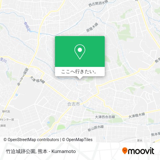 竹迫城跡公園地図