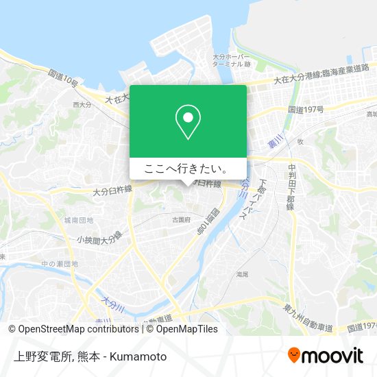 上野変電所地図
