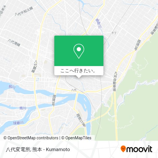 八代変電所地図