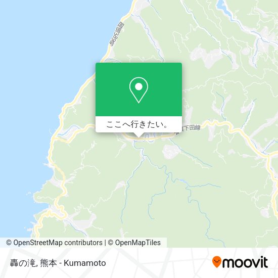 轟の滝地図