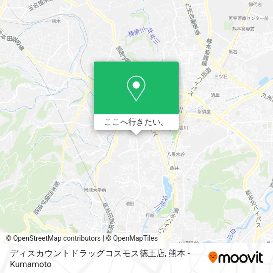 ディスカウントドラッグコスモス徳王店地図