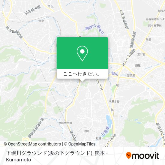 下硯川グラウンド(坂の下グラウンド)地図