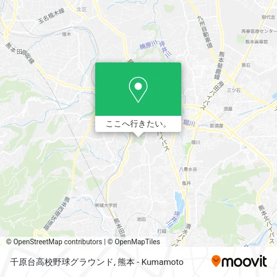 千原台高校野球グラウンド地図