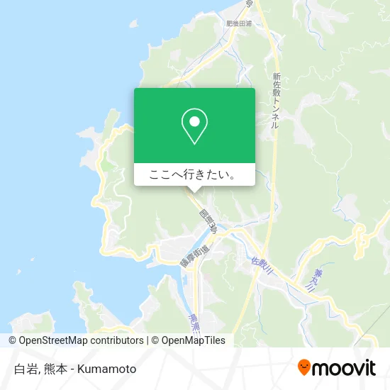 白岩地図